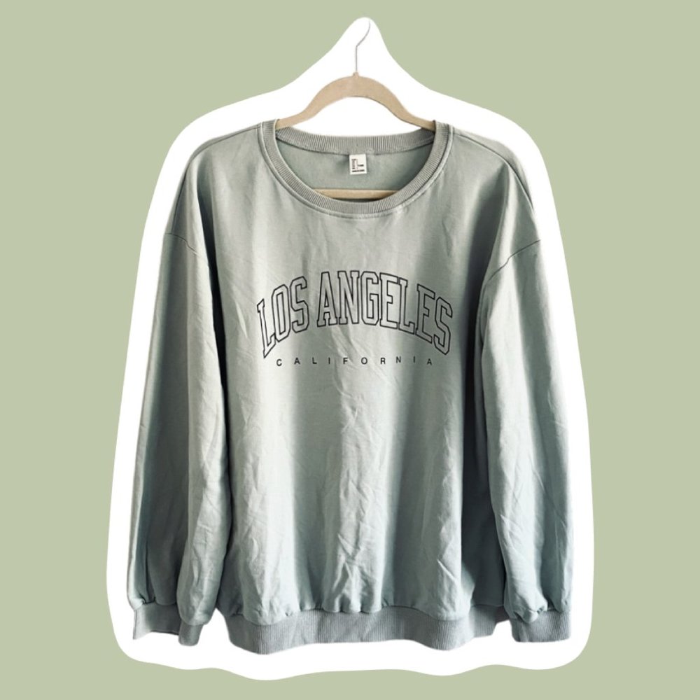 Womens Mint Las Angeles Sweatshirt